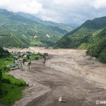 Which towns and settlements were worst affected by the Rasuwa flood?
