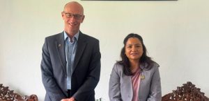 Nepali Congress chief whip meets Australian ambassador to discuss bilateral ties