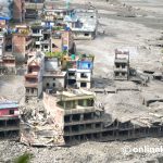 Trishuli Bazar in ruins after devastating flood