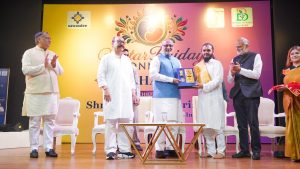India’s Vice President honours Nepali musician Saurav Sharma