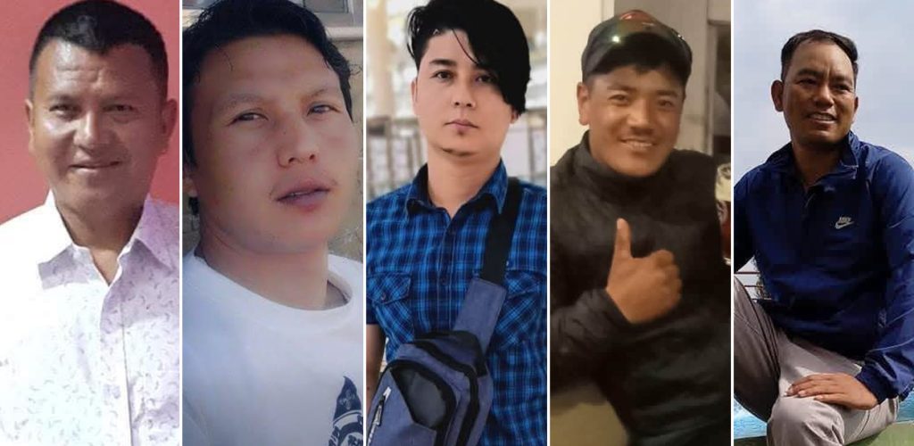 Three brothers and two relatives from a Solukhumbu family lost contact in Rasuwa flood