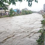 Bishnumati water level nears danger mark as heavy rain lashes Kathmandu