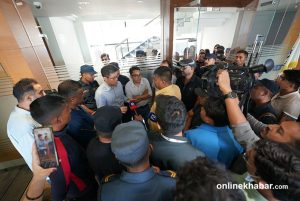 Relatives surround company demanding Trishuli-1 rescue