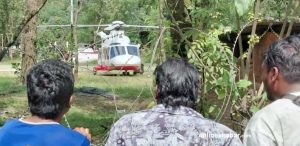 Every helicopter brings hope for families waiting for the missing in Nuwakot