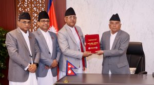 Muslim Commission’s annual report presented to President