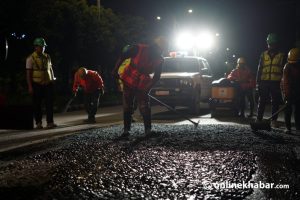 Road Maintenance Ambulance deployed to speed up pothole repairs in Kathmandu