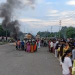 Road blockade continues in Simara over murder of three-year-old girl
