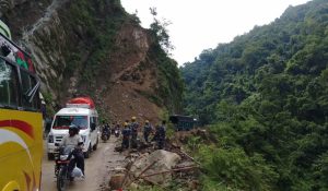 Siddhartha Highway reopens after landslide is cleared
