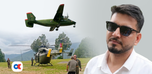 Minister Lamsal’s helicopter evacuation sparks heated exchange in Parliament