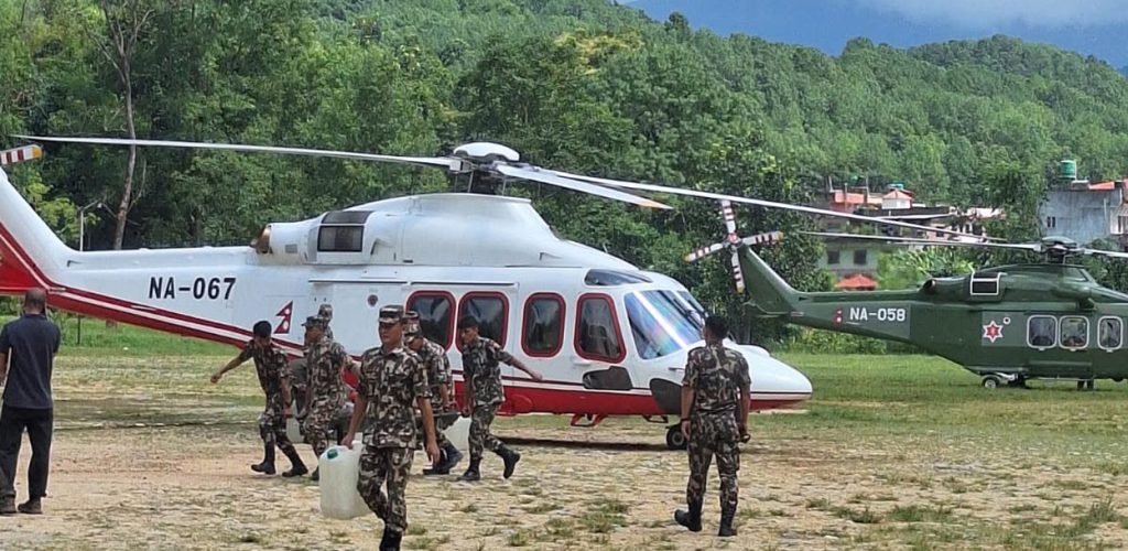Rasuwa flood: 29 injured rescued by helicopter