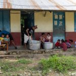 Children caught in Bhotekoshi flood wait for word from their families