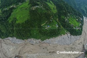 This is the alternative route to flood-hit Rasuwa