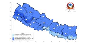 Heavy rain likely in several parts of Nepal, authorities urge caution