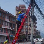 Service providers begin organising overhead utility cables in Kathmandu (Photos)