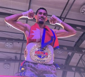Nepali kickboxer Ghimire crowned world champion