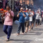 Families hold mass cremations for missing Rasuwa flood victims (Photos)