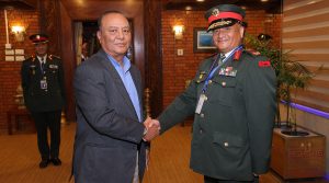 Nepal Army Chief General Ashok Raj Sigdel leaves for China