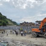 Bailey bridge installation begins over Tadi River in Nuwakot