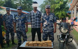 Indian national arrested with 9.5 kg of hashish in Parsa