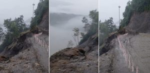 Gabion wall collapses at Krishnabhir, putting new track at risk