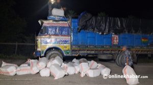 Truck with 1,240 kg of marijuana found in Dhankuta, driver absconding