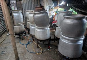 Two arrested with 650 litres of homemade liquor and raw materials