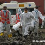 Unidentified flood victims’ bodies being buried in Kathmandu