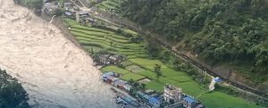 Kaligandaki flood sweeps away 25 houses in Parbat