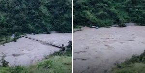 Flood takes out Mirmi Bridge