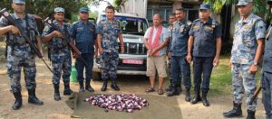 Scorpio driver arrested in Siraha with 123 bottles of narcotic drugs