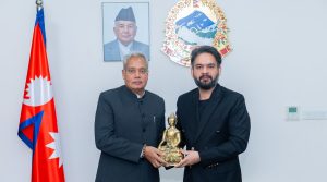 Indian Ambassador Srivastava makes farewell call on PM Shah