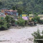 Historic Pharse Bazaar swept away by Kali Gandaki flood