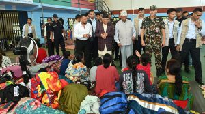 President Paudel visits flood-affected areas in Nuwakot