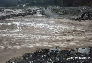 Roshi River crosses danger level as flood risk rises across Nepal