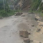 Siddhartha Highway blocked by landslide