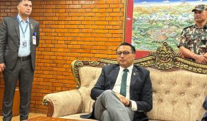 Finance Minister Swarnim Wagle leaves for three-day India visit