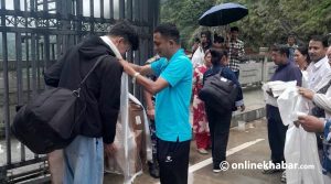 155 more Nepalis stranded in China return home through Tatopani Border