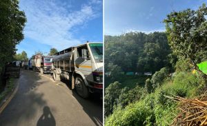Tribhuvan Highway blocked after landslide at Sopyangkhola