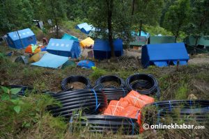 Flood-displaced families in Nuwakot face Dashain in tents with no clear timeline for resettlement