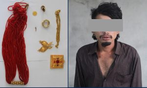 One arrested for stealing gold jewellery