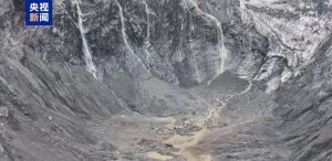 With drone images, Chinese Ministry of Water Resources says: Glacier still at risk of collapse