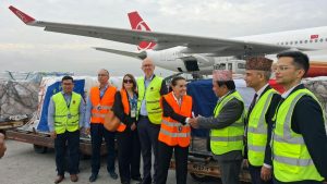 France hands over emergency relief supplies to Nepal following August floods