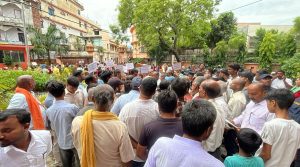 Janakpur residents protest Guthi land eviction drive