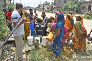 A hand pump in every yard, but no water anywhere in Betauna