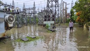 Power supply disrupted in 10 local units after Malangawa substation flooded