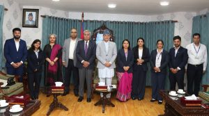 Indian envoy Srivastava pays farewell call on Speaker Aryal