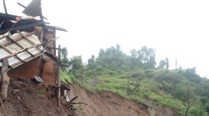 Landslide damages 2 houses in Makwanpur amid heavy rainfall