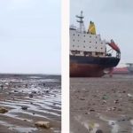 No, Argentina’s sea did not dry up. What caused the water to recede?