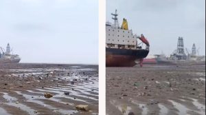 No, Argentina’s sea did not dry up. What caused the water to recede?