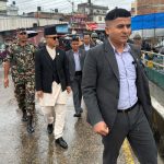 Home Minister Gurung visits Chyasal amid flood concerns
